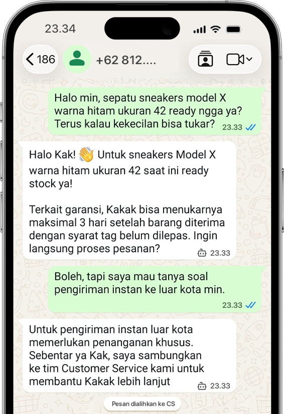 AI Chatbot WhatsApp Preview
